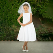 Young girl at her communion