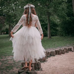 'Bohemian Spirit Dress in Ivory Cream'
