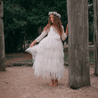 'Bohemian Spirit Dress in Ivory Cream'
