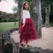 flower girl in a park wearing a Bohemian Spirit Dress 