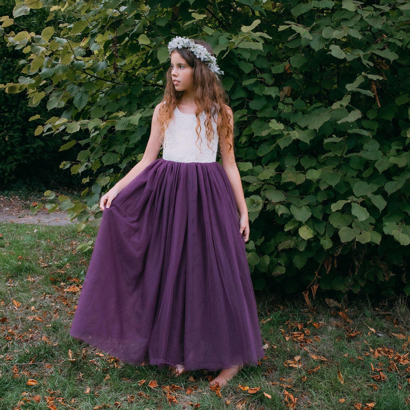 Bohemian Classic Dress - Purple Plum