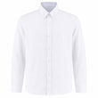 White dress shirt on a white background