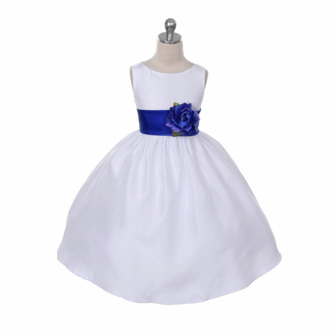 Flower Girls Dress - Red Sash