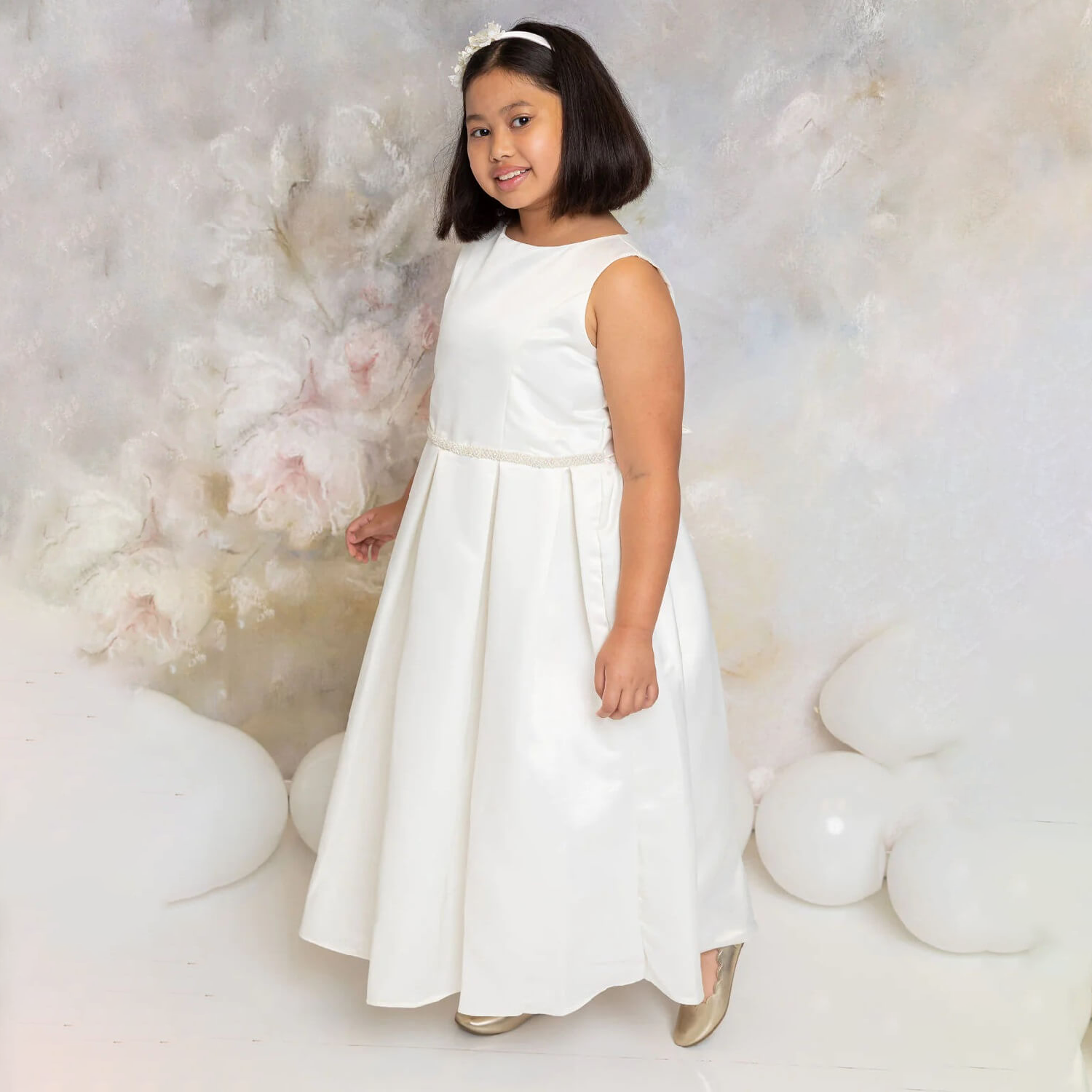 lily white clothing uk Girls Lily Occasion Dress | White