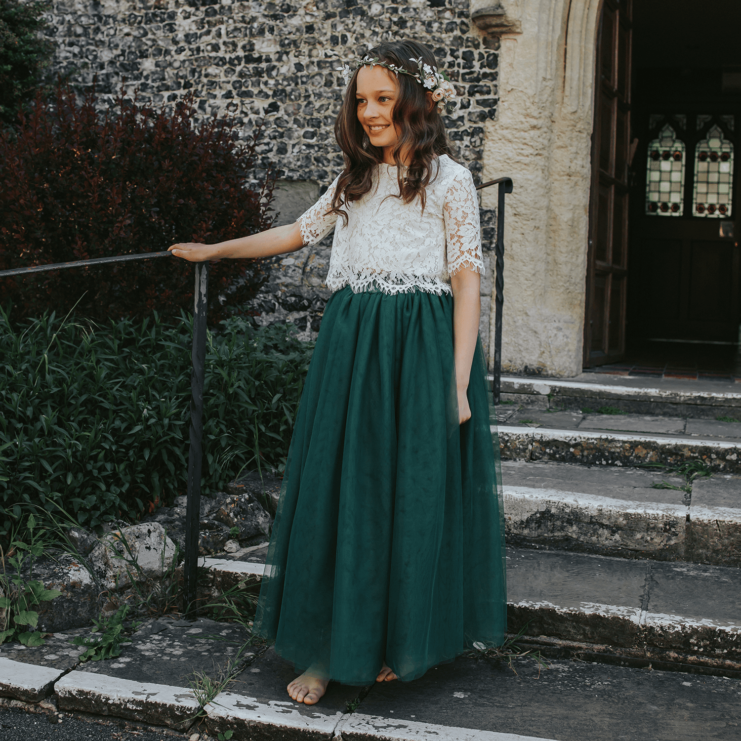 sachin and babi light blue dress Green Flower Girl Dresses | Sage Green Flower Girl Dresses