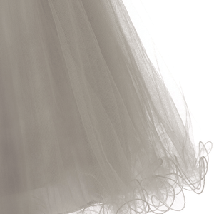 silver tulle