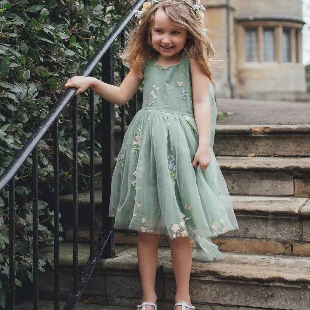 Enchanted Angel Fern Dress | UK Flower Girl Boutique Enchanted Angel Fern Dress | UK Flower Girl Boutique