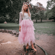 Flower Girl in Pink Dress