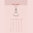 Kenza dress size chart