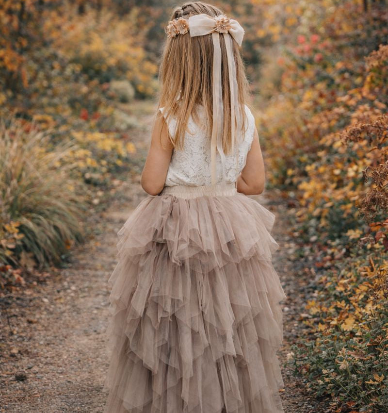 Apricot Champagne Nude Dresses | UK Flower Girl Boutique Apricot Champagne Nude Dresses | UK Flower Girl Boutique