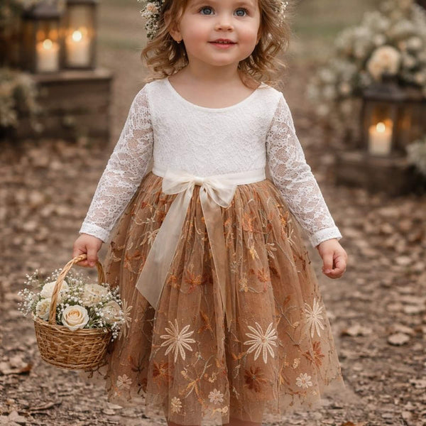 Baby Enchanted Fall Long Sleeve Dress