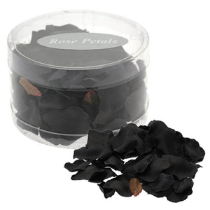 Artificial Rose Petals - Black