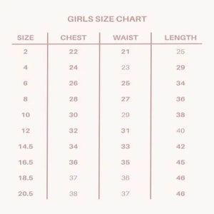 Dress Size Guide