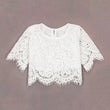 lace top with sleeves