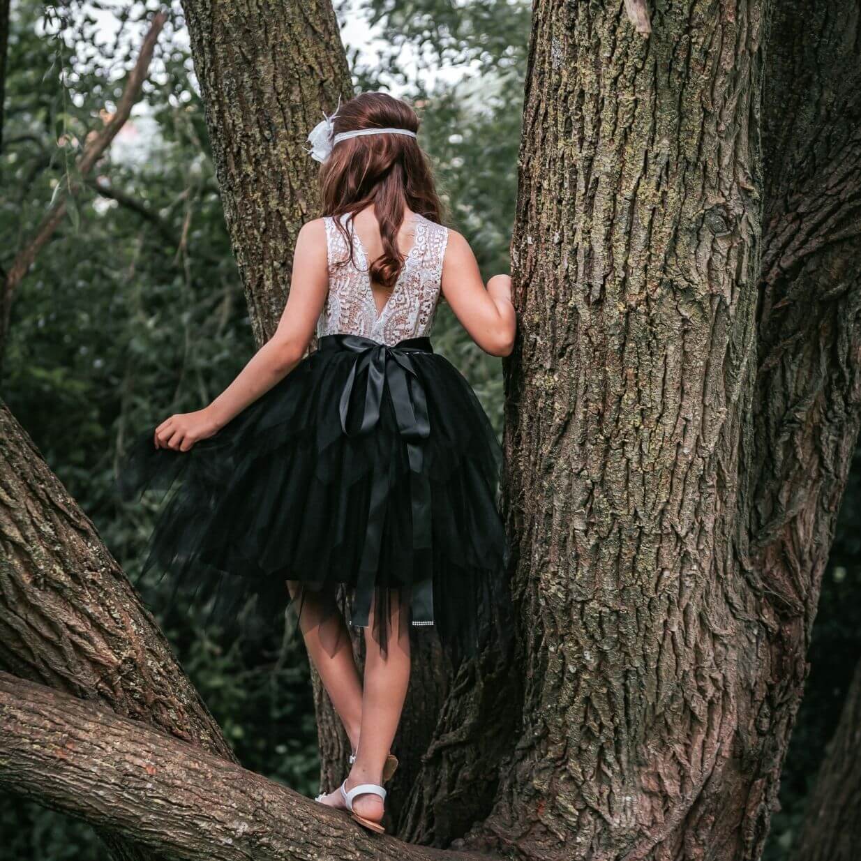 Boho Dreams Black Party Dress