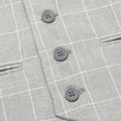 close up of grey fabric