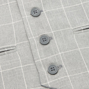 close up of grey fabric