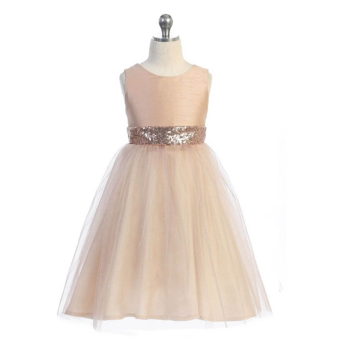 Rose gold outlet little girl dresses