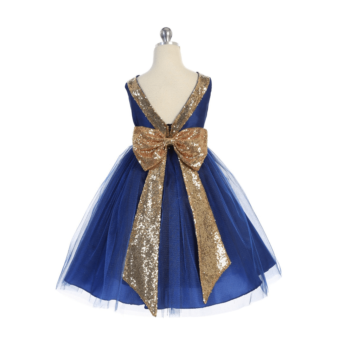 Royal blue top baby dress