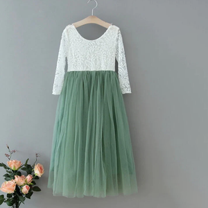 Baby Classic Dress in Sage