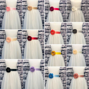 Flower Girl Corsage in Various Colours