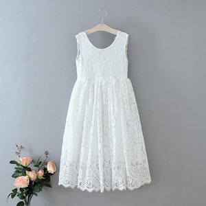Pretty white lace dress