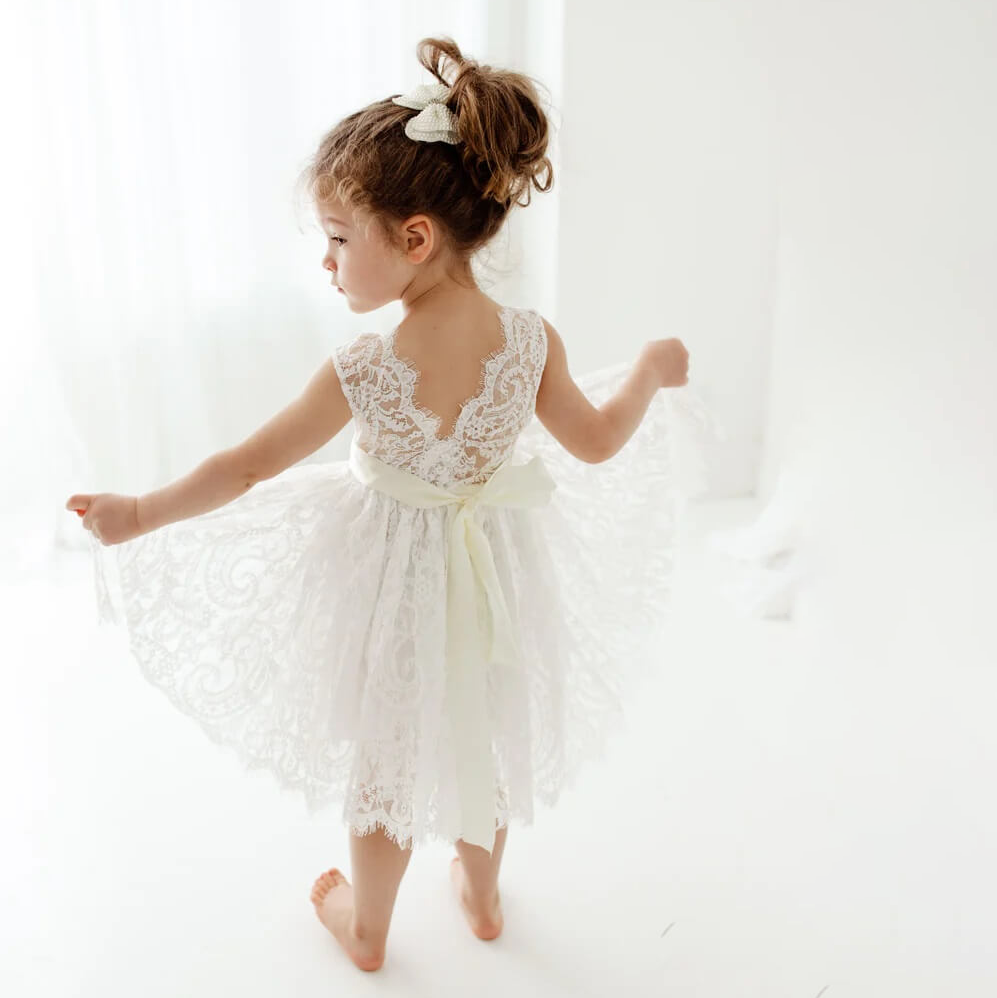 Baby Florence Flower Girl Dress White