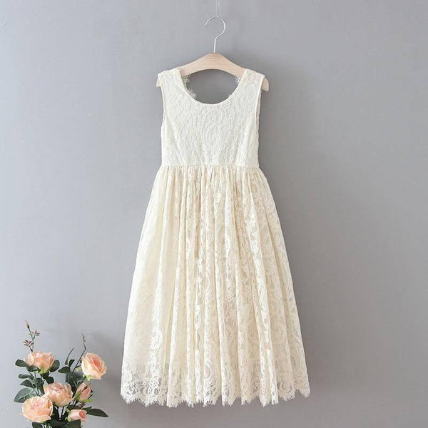 Florence Dress Ivory UK Flower Girl Boutique