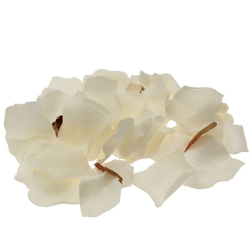 Cream Artificial Rose Petals