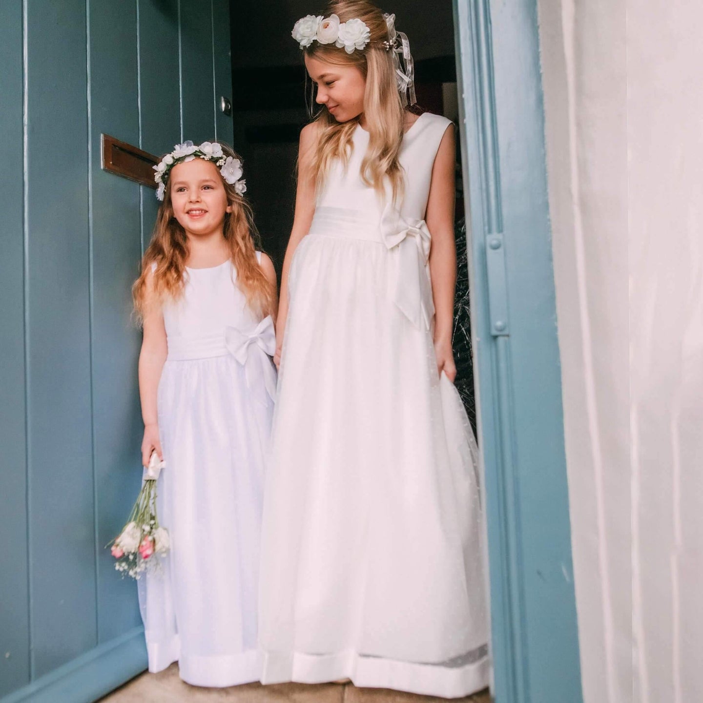Grace Dress - Ivory - UK Flower Girl Boutique