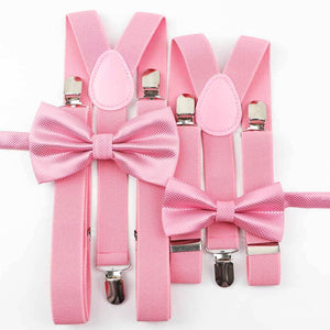 Baby Pink Bracers and Bow Tie Sets