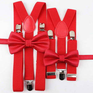 Red Bracers and Bow Tie Sets