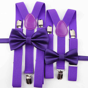 Purple Bracers and Bow Tie Sets