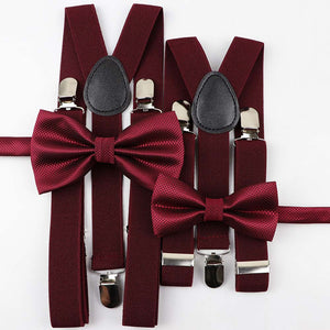 Me and Mini Me Bow Ties and Braces - Various Colours