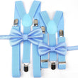 Sky Blue Bracers and Bow Tie Sets