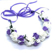 Lilac and White 3/4 garland
