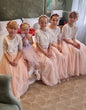 Young flower girl party 