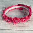 Fuchsia Pink Head Crown