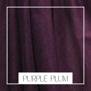 UK Flower Girl Boutique Purple Plum Fabric Swatch