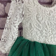 Lace detailing on dress