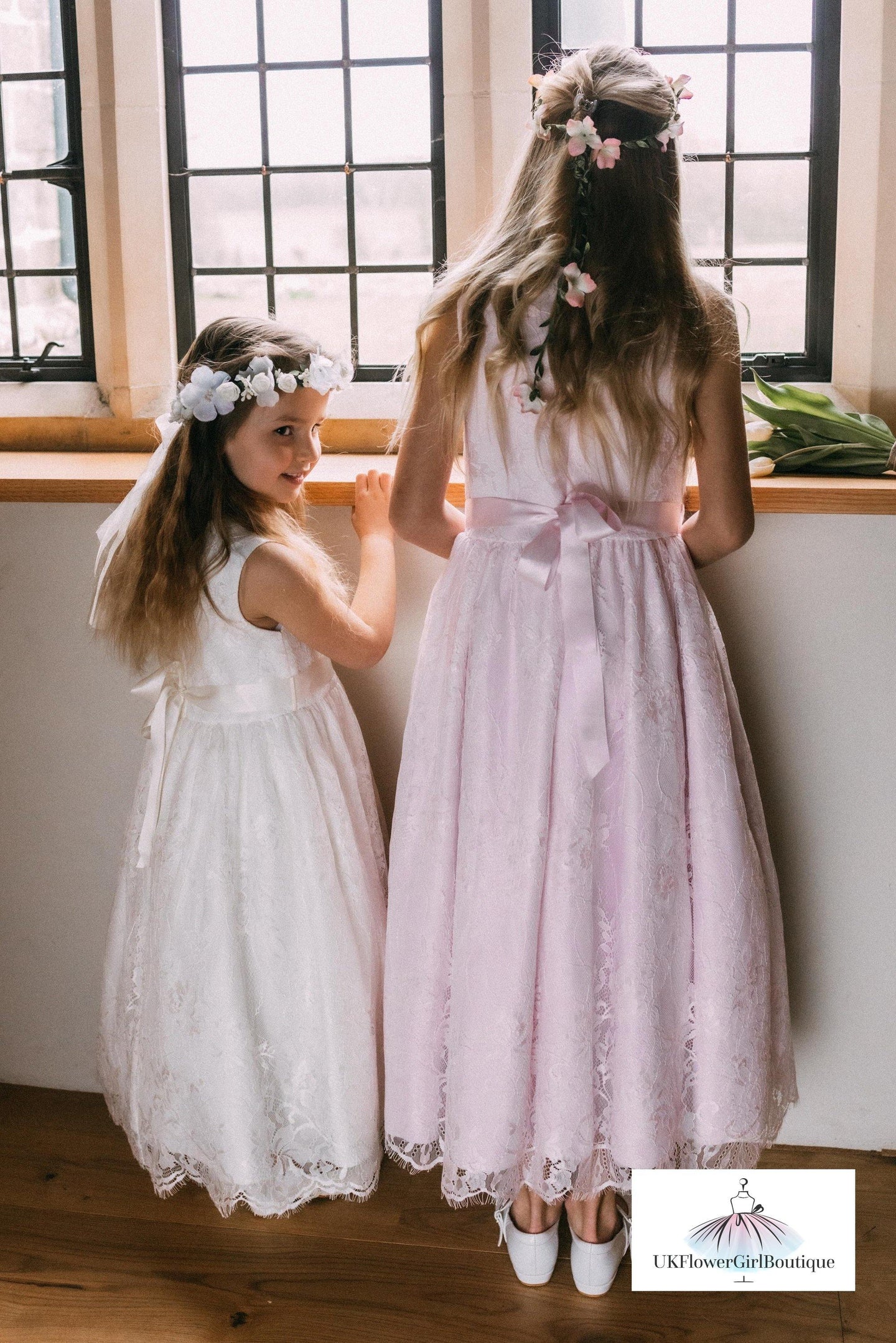SALE - Sugar Pink Girls Dress | UK Flower Girl Boutique SALE - Sugar Pink Girls Dress | UK Flower Girl Boutique