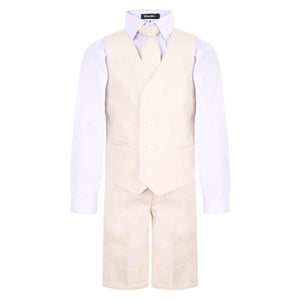 Ivory Cream Linen Theo Suit