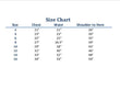 Size chart for Maire White Butterfly Sleeve Girls Dress