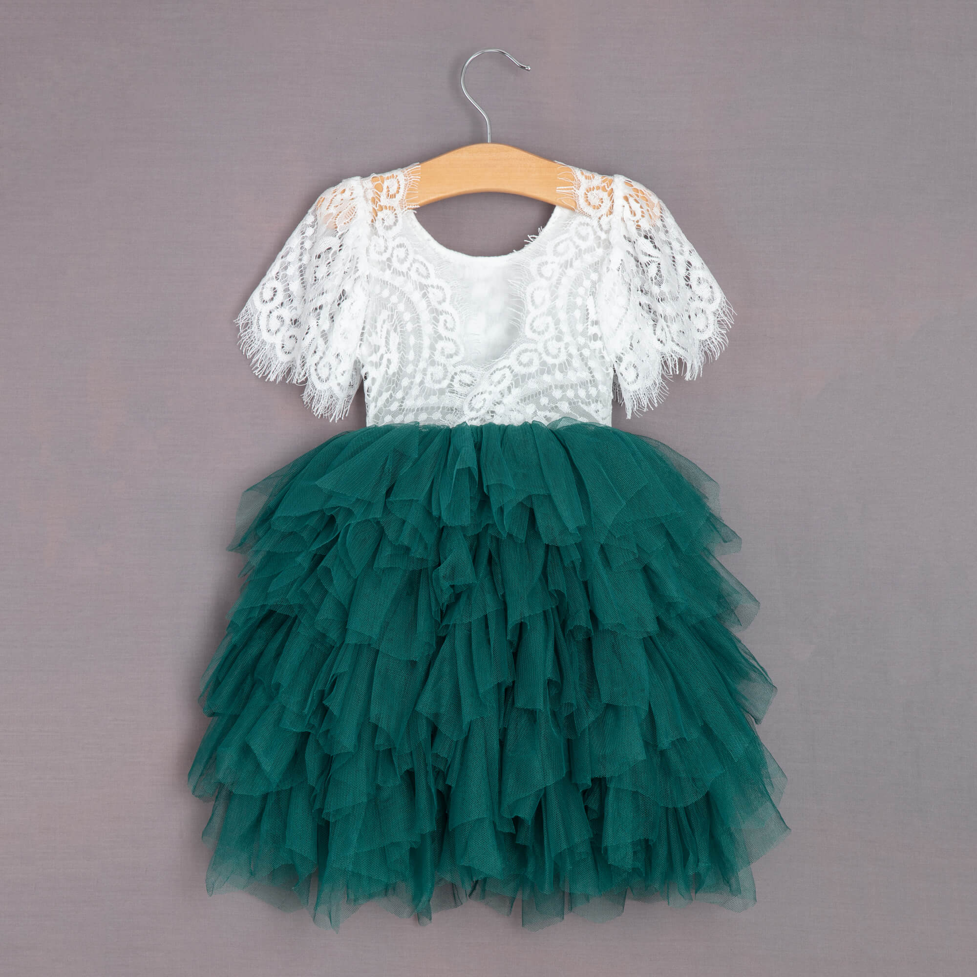 Bohemian Princess Dress | Green | UK Flower Girl Boutique Bohemian Princess Dress | Green | UK Flower Girl Boutique