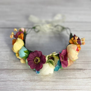 summer posy garland