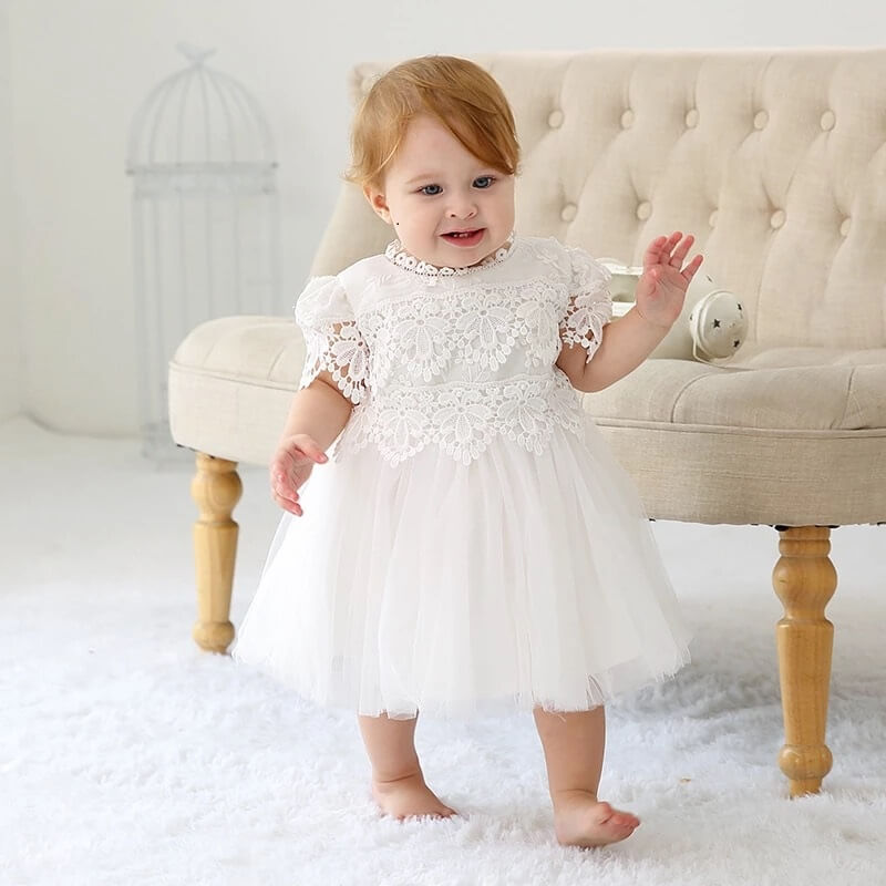 Baby wearing Matilda Dress