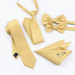 Champagne tie and accessories set