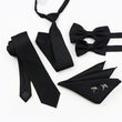 Black tie and accessories set