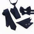 Navy Blue tie and accessories set