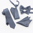 Slate Grey Tie and accessories set